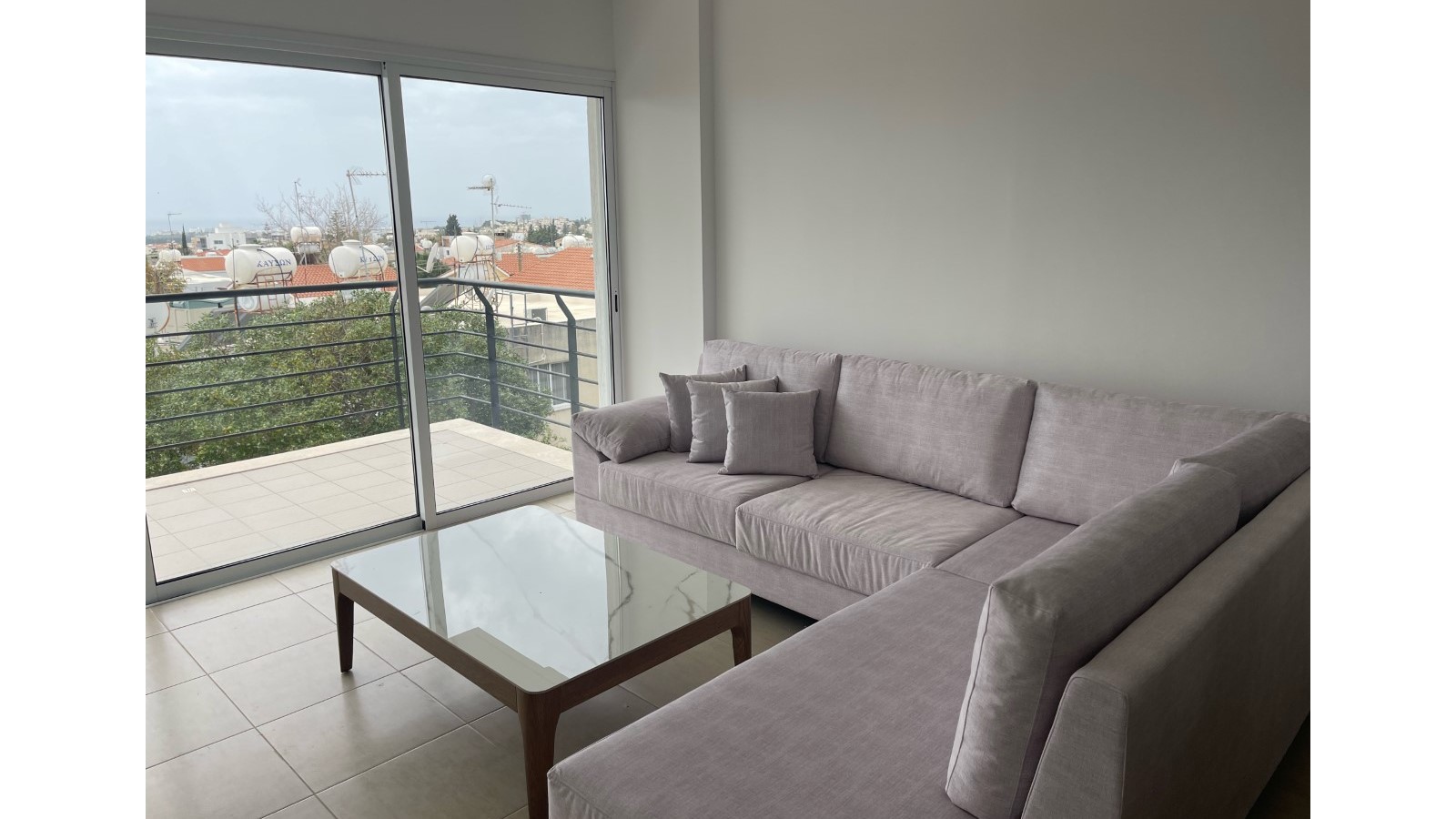 Elegant Living Room in CBA Residences, Mesa Chorio, Cyprus