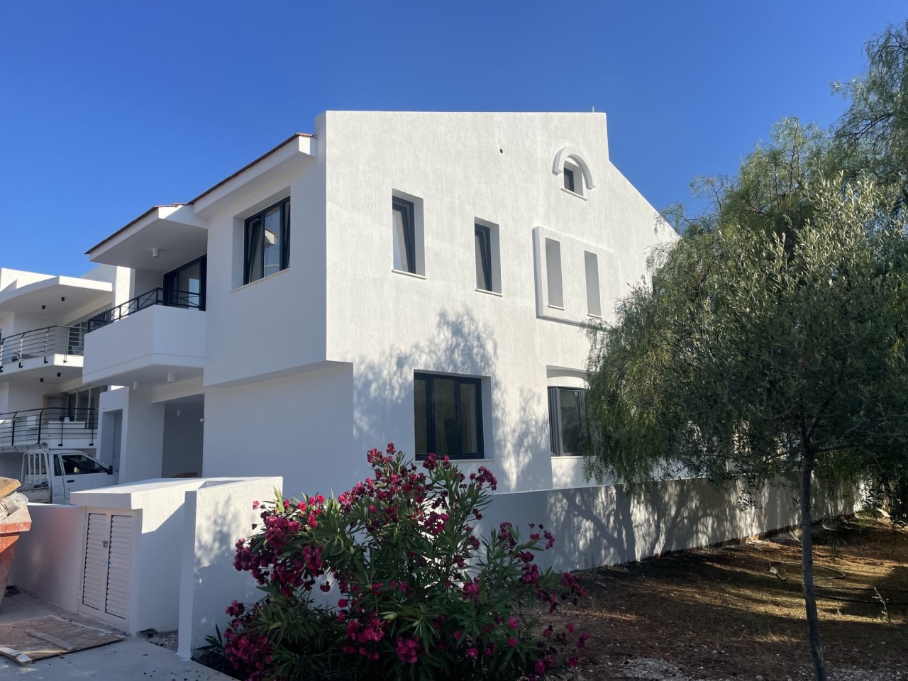 Side view of CBA Villa in Mesa Chorio, Cyprus